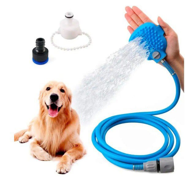 Guante Ducha 3 en 1 para Bañar Mascotas