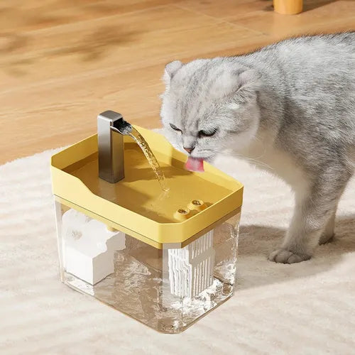 Fuente de Agua con Filtro para Gatos y Perros