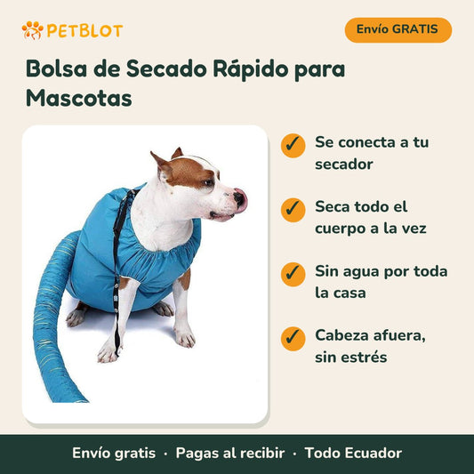 Bolsa de Secado Rápido para Mascotas