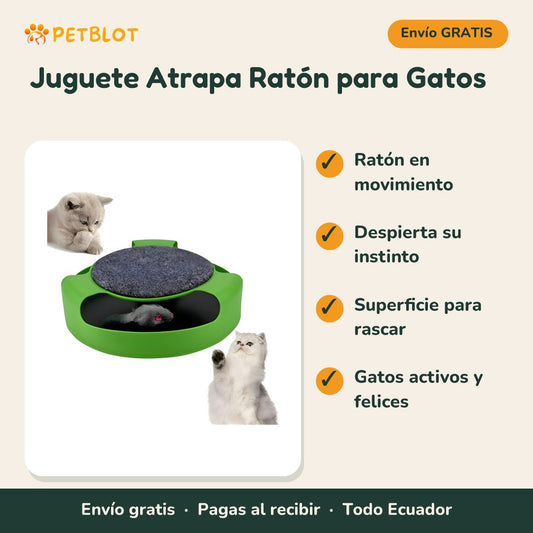 Juguete Atrapa Ratón para Gatos